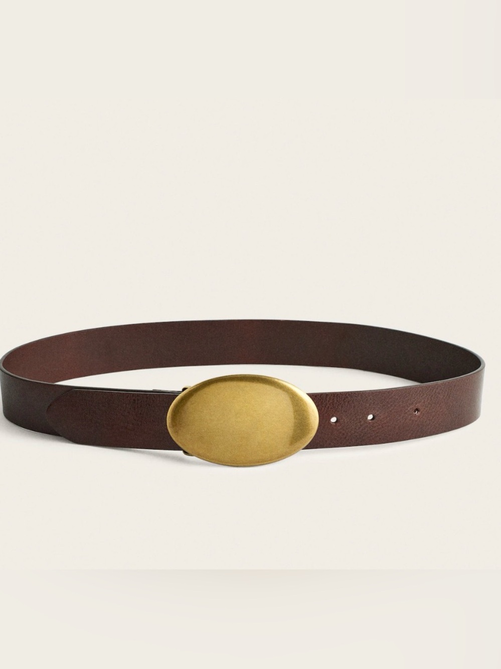 Madewell Oval Plaque-Buckle Belt xs